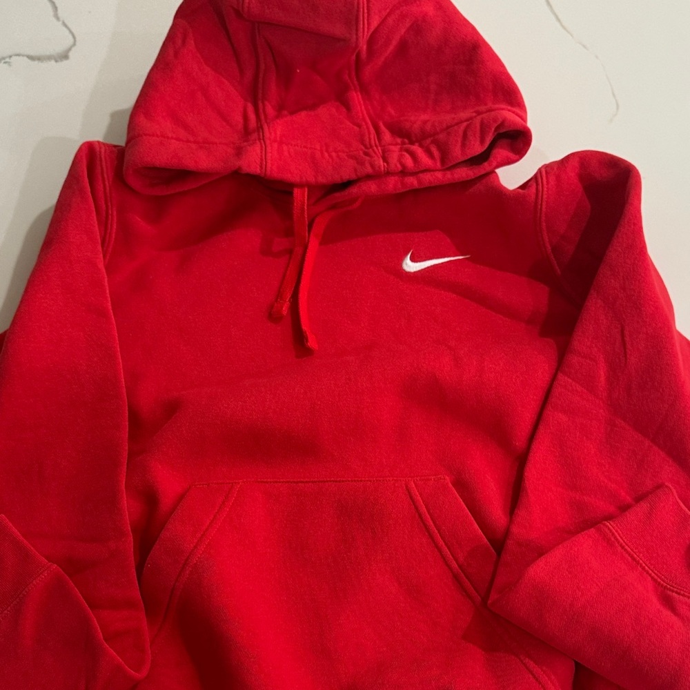 Nike Red Pullover Hoodie